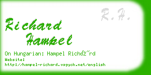 richard hampel business card